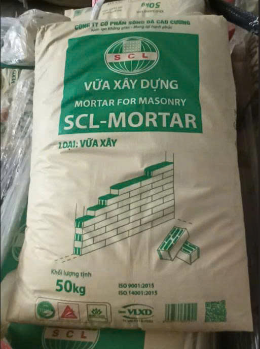 Vữa Khô Trộn Sẵn - Vữa Xây